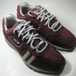 DIESEL 10 Rich Red Burgundy with Gray Suede Canvas Vinyl Vtg Classic RARE OG