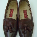 COLE HAAN BROWN LEATHER LOAFERS SHOES MEN’S 11C 11 C TASSEL SLIP-ON DRESS CASUAL
