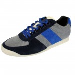 HUGO BOSS TRAINERS CALMESO MENS BLUE BLACK SHOES