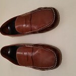 MENS COLE HAAN BROWN LEATHER LOAFER SLIP -ON SHOES SZ  10.5 M