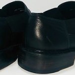 Cole Haan 10M Mens Black Slip On Shoes Leather