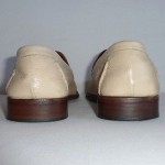 Cole Haan RESORT Men’s Size 8.5 M Bone Pebble Grain ITALIAN Leather Loafers