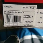 Vans Authentic (Washed) Duffle Bag/ True Size 11