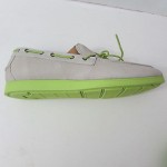 Cole Haan Air Mason Camp  Men’s Moc. Boat Shoes Size 12 M Ivory/Grdn Green