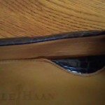 Cole Haan Air Grant dark brown croc print driving mocs mens us size 10m
