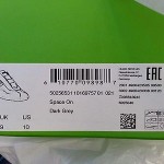 Mens Hugo Boss Space Up Slip On Dark Grey Leather Shoes -Size 10-NWT Retail $150