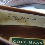 Men’s Cole Haan Woven Leather Penny Loafers Brown Sz 10 M