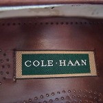 Men’s Cole Haan Woven Leather Penny Loafers Brown Sz 10 M