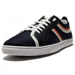 $225 Hugo Boss ORANGE Label Navy Blue Mens 7 40 Fashion Sneakers Shoes 6.5 39.5