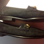 Cole Haan Horse Bit Black Suede Leather Men’s Slip On Loafers Size 8M