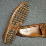 COLE HAAN~MEN’S BROWN LEATHER MOCCASIN TYPE SHOES~LOAFERS~US Sz.8.5 D~NEAR MINT