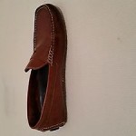 MENS COLE HAAN BROWN LEATHER LOAFER SLIP -ON SHOES SZ  10.5 M