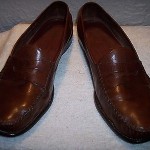 Cole Haan Resort Mens 11.5D (11D?) Brown Leather Penny Loafers Shoes