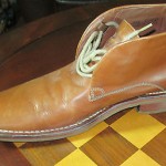 COLE HAAN MENS LEATHER ANKLE DRESS BOOT / SHOE – TAN – SIZE 13 M