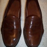 Cole Haan Resort Mens 11.5D (11D?) Brown Leather Penny Loafers Shoes