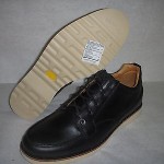 TIMBERLAND ABINGTON WORK OXFORD SZ 11 VIBRAM SOLE BLACK LEATHER 6015R