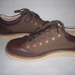 TIMBERLAND ABINGTON ALPINE OXFORD SZ 10.5 BROWN OLIVE LEATHER CANVAS 81505