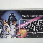 VANS Star Wars New Hope 12 slip on shoes skate NIB lightsaber poster