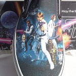 VANS Star Wars New Hope 12 slip on shoes skate NIB lightsaber poster