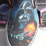 VANS Star Wars New Hope 12 slip on shoes skate NIB lightsaber poster