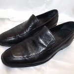 Men’s Cole Haan Nike Air soft black leather casual loafers slip ons sz 10 M