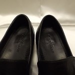 Men’s Cole Haan Nike Air soft black leather casual loafers slip ons sz 10 M