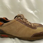 Cole Haan Mens Suede Leather Tan Brown Orange Sneakers Loafers Sz 10 M