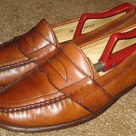 Mens Cole Haan USA Brn All Leather Penny Loafers sz 9.5 D