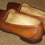 Mens Cole Haan USA Brn All Leather Penny Loafers sz 9.5 D