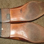 Mens Cole Haan USA Brn All Leather Penny Loafers sz 9.5 D