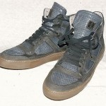 HUGO BOSS ORANGE Gray Leather Sneakers Size 42 EU – 8 UK – 9 US