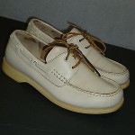 COLE HAAN IVORY Leather Moc Oxfords Men’s Shoes SZ 7 M