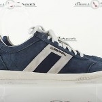 Mens DIESEL casual blue leather fashion sneakers shoes sz. 11 M GREAT!