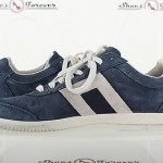 Mens DIESEL casual blue leather fashion sneakers shoes sz. 11 M GREAT!