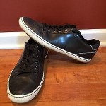 Cole Haan Men’s Fashion Sneakers – Size 11, Black Leather
