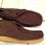 Vintage Mens’ Chocolate Br Clarks Wallabee Ankle Boots Suede Leather SZ 11.5 M
