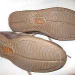 Cole Haan Nike Air Canvas & Brown Leather Sneakers EUC 9W