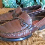 Cole Haan Mens 8M Brown Leather Loafer Casual Slip On Driving Shoes