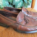 Cole Haan Mens 8M Brown Leather Loafer Casual Slip On Driving Shoes