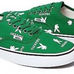 Supreme x Playboy Vans Authentics Sz 9.5 Green, PCL CDG Box Logo