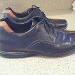 COLE HAAN black LEATHER tennis shoe OXFORDS MENS SZ 11