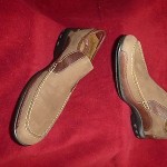 Leather COLE HAAN Nike Air Slip On Loafers / Driving Shoes Brown size 10