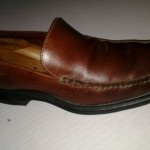 Cole Haan Mens Country Air Santa Barbara Loafers Brown Leather Shoes 7184 9.5