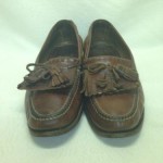 COLE HAAN Brown Leather Loafers Handsewn Keltie Tassel 6693 Mens Size 10.5 M