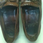 COLE HAAN Brown Leather Loafers Handsewn Keltie Tassel 6693 Mens Size 10.5 M