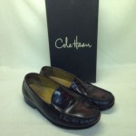 Cole Haan Pinch Nike Air Penny Loafer Size 8.5 M Burgundy Mens Shoes