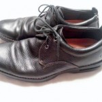 Men’s Shoes COLE HAAN Black Leather Nike Air Oxfords Size 9.5 M