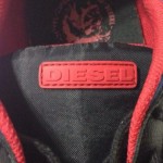 Brand New Diesel Industry Men’s Dynamykal Black/Red/Blue Sneakers Size 12