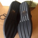 MENS DIESEL ANTRACITE LEATHER BLACK CASUAL & DRESS SHOES SIZE 11 NEW IN BOX