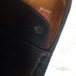COLE HAAN Country Men Black Suede Slip On Penny Loafers Shoes Size 11B Narrow
